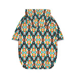 Tribal Native American Pattern Print Dog Zip Up Hoodie