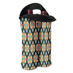 Tribal Native American Pattern Print Double Neoprene Wine Tote