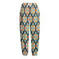Tribal Native American Pattern Print Fleece Lined Knit Pants