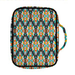 Tribal Native American Pattern Print Front Pocket Bible Bag