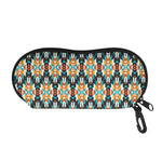 Tribal Native American Pattern Print Glasses Case