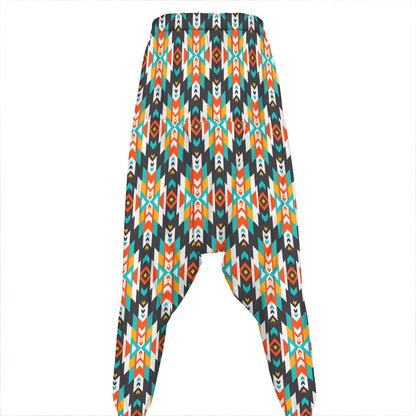 Tribal Native American Pattern Print Hammer Pants