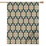 Tribal Native American Pattern Print House Flag
