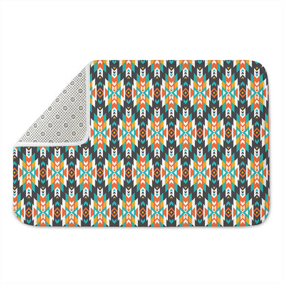 Tribal Native American Pattern Print Indoor Door Mat