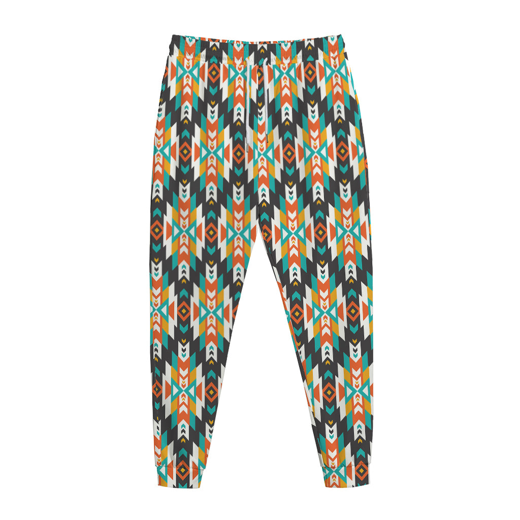 Tribal Native American Pattern Print Jogger Pants