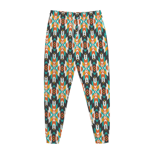 Tribal Native American Pattern Print Jogger Pants