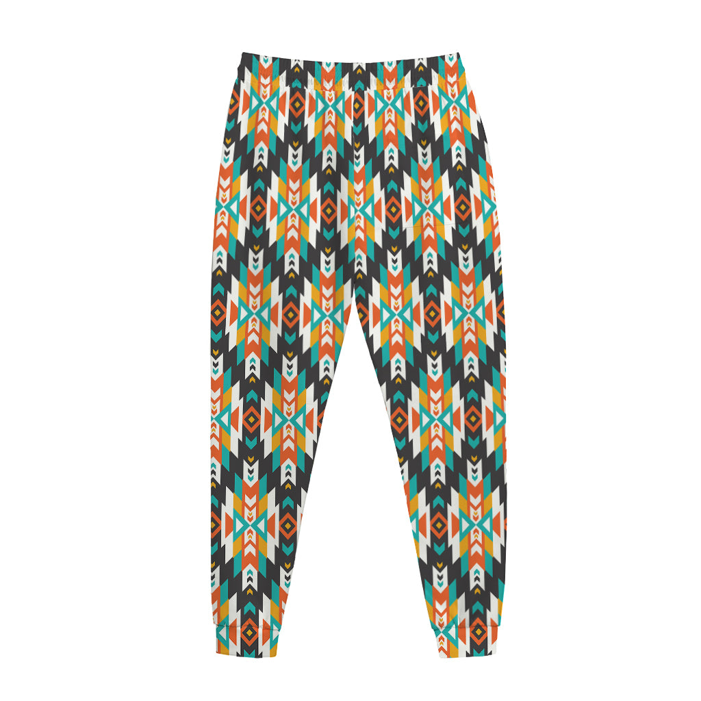 Tribal Native American Pattern Print Jogger Pants