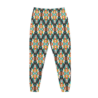 Tribal Native American Pattern Print Jogger Pants