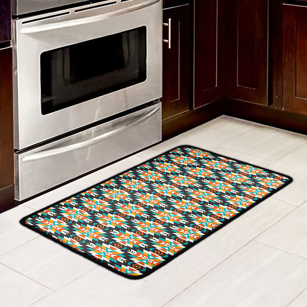 Tribal Native American Pattern Print Kitchen Mat