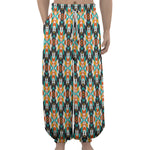 Tribal Native American Pattern Print Lantern Pants