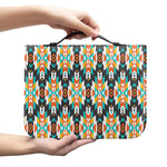 Tribal Native American Pattern Print Leather Bible Cover