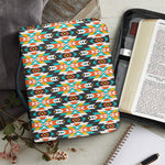 Tribal Native American Pattern Print Leather Bible Cover
