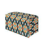 Tribal Native American Pattern Print Leather Tissue Box Cover
