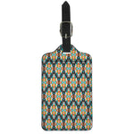 Tribal Native American Pattern Print Luggage Tag