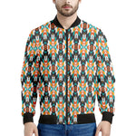 Tribal Native American Pattern Print Men's Bomber Jacket