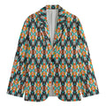 Tribal Native American Pattern Print Men's Cotton Blazer