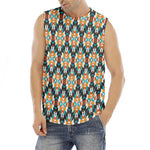 Tribal Native American Pattern Print Men's Fitness Tank Top