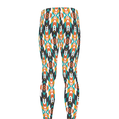 Tribal Native American Pattern Print Men's leggings