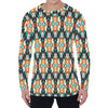 Tribal Native American Pattern Print Men's Long Sleeve T-Shirt