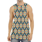 Tribal Native American Pattern Print Men's Muscle Tank Top