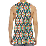 Tribal Native American Pattern Print Men's Muscle Tank Top