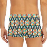 Tribal Native American Pattern Print Men's Short Boxer Briefs