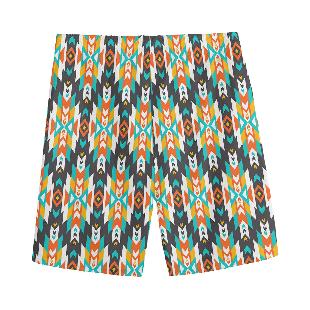 Tribal Native American Pattern Print Men's Sports Shorts