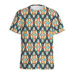 Tribal Native American Pattern Print Men's Sports T-Shirt