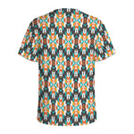 Tribal Native American Pattern Print Men's Sports T-Shirt