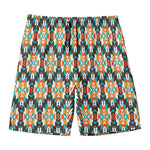 Tribal Native American Pattern Print Men's Swim Trunks