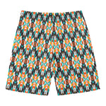 Tribal Native American Pattern Print Men's Swim Trunks
