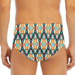Tribal Native American Pattern Print Men's Triangle Swim Briefs