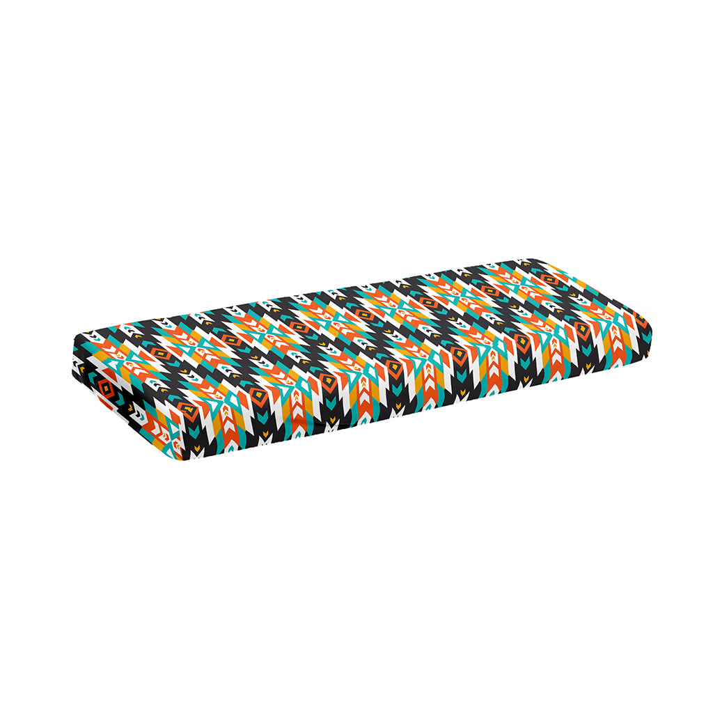 Tribal Native American Pattern Print Piano Keyboard Cover