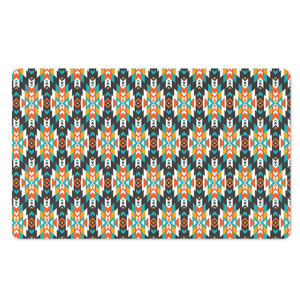 Tribal Native American Pattern Print Polyester Doormat