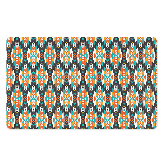 Tribal Native American Pattern Print Polyester Doormat