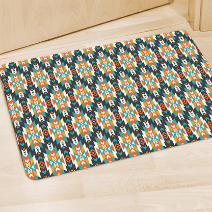 Tribal Native American Pattern Print Polyester Doormat