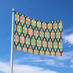 Tribal Native American Pattern Print Polyester Flag