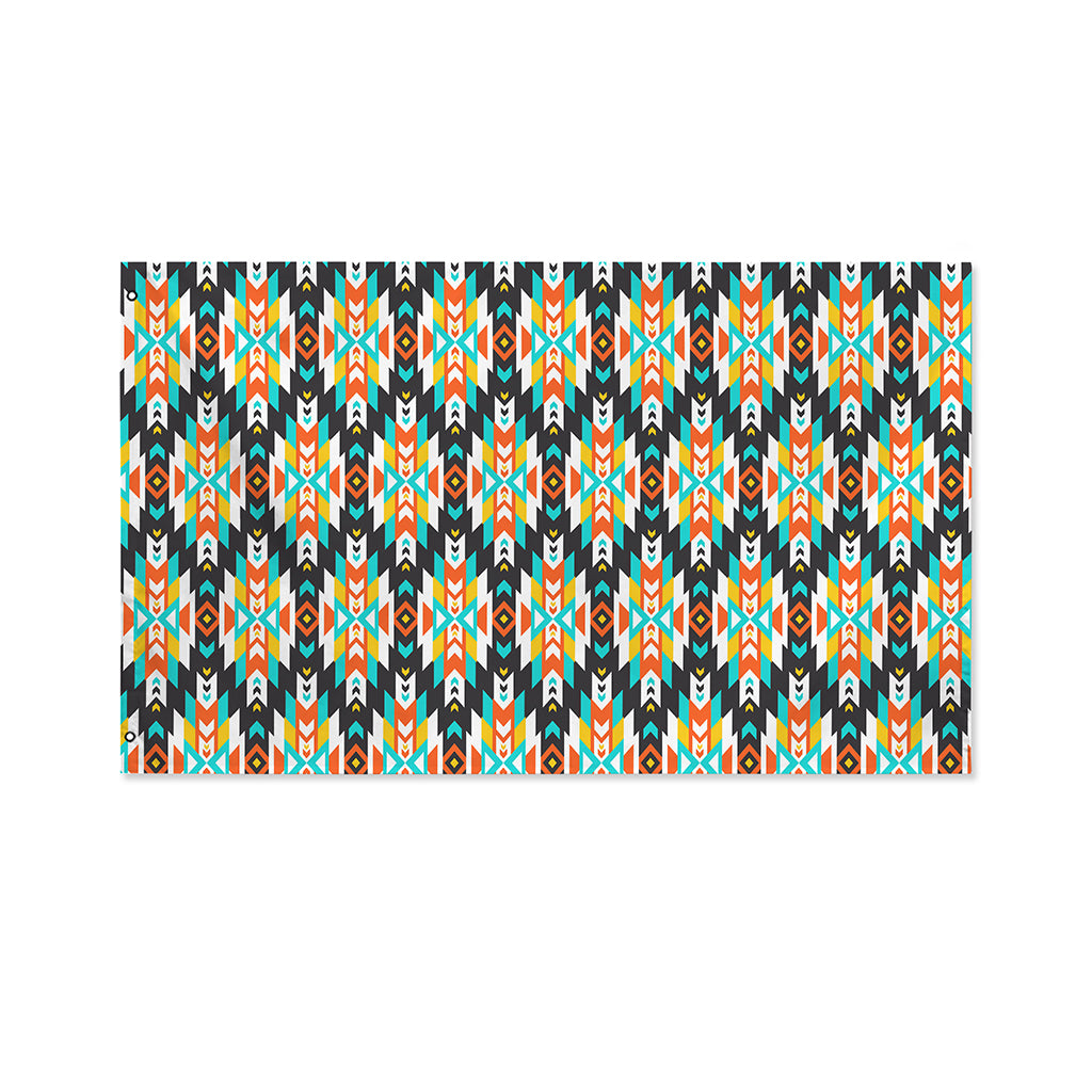 Tribal Native American Pattern Print Polyester Flag