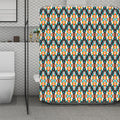 Tribal Native American Pattern Print Polyester Shower Curtain