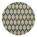 Tribal Native American Pattern Print Round Blanket