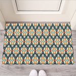 Tribal Native American Pattern Print Rubber Doormat
