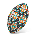 Tribal Native American Pattern Print Rugby Ball