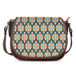 Tribal Native American Pattern Print Saddle Bag