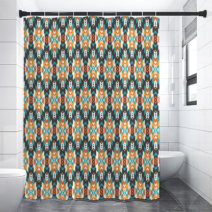 Tribal Native American Pattern Print Shower Curtain