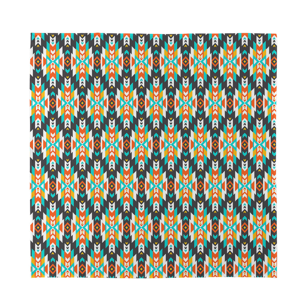 Tribal Native American Pattern Print Silk Bandana