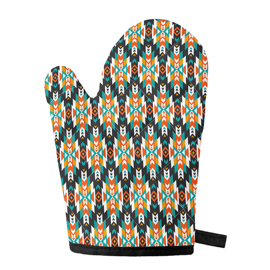 Tribal Native American Pattern Print Single Oven Mitt