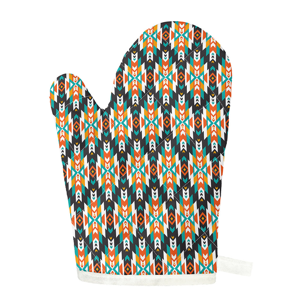 Tribal Native American Pattern Print Single Oven Mitt