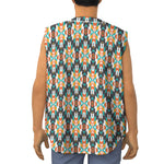 Tribal Native American Pattern Print Sleeveless Baseball Jersey