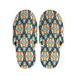 Tribal Native American Pattern Print Slippers