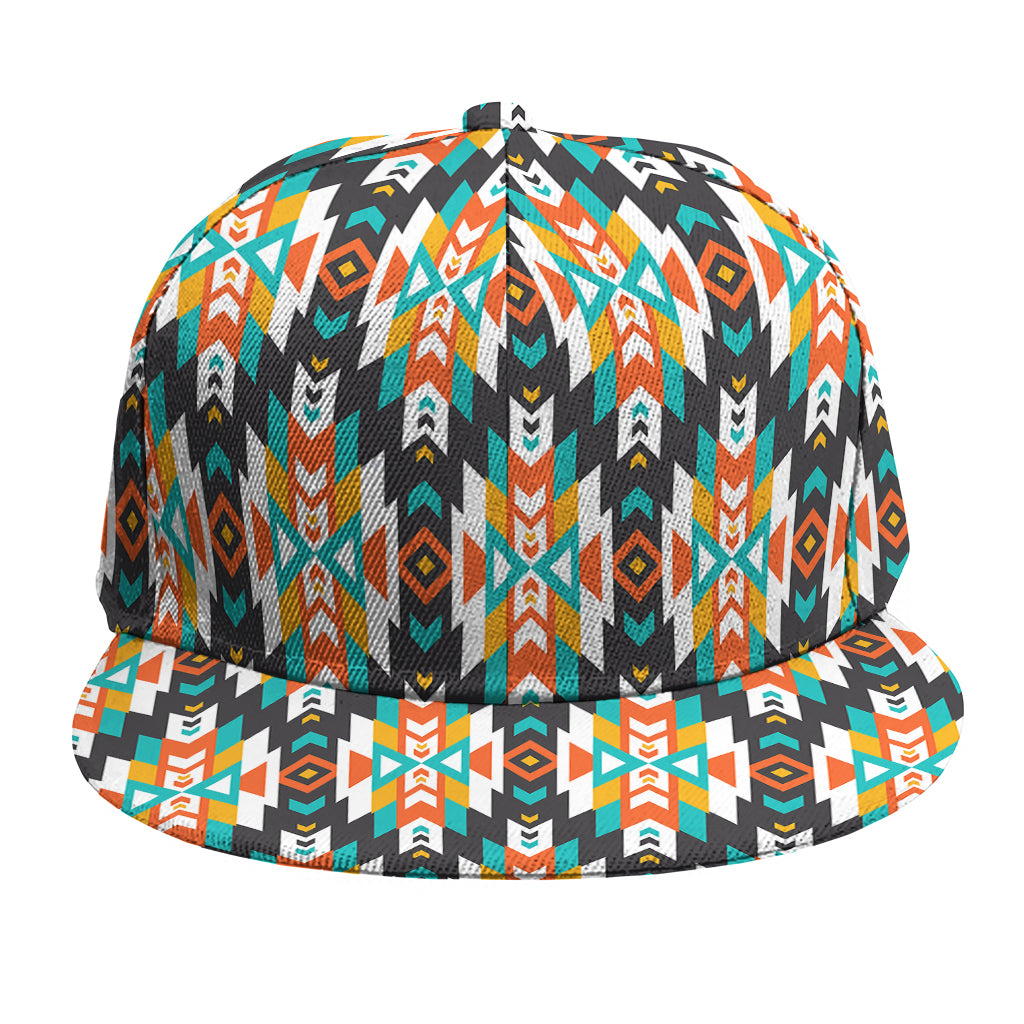 Tribal Native American Pattern Print Snapback Cap